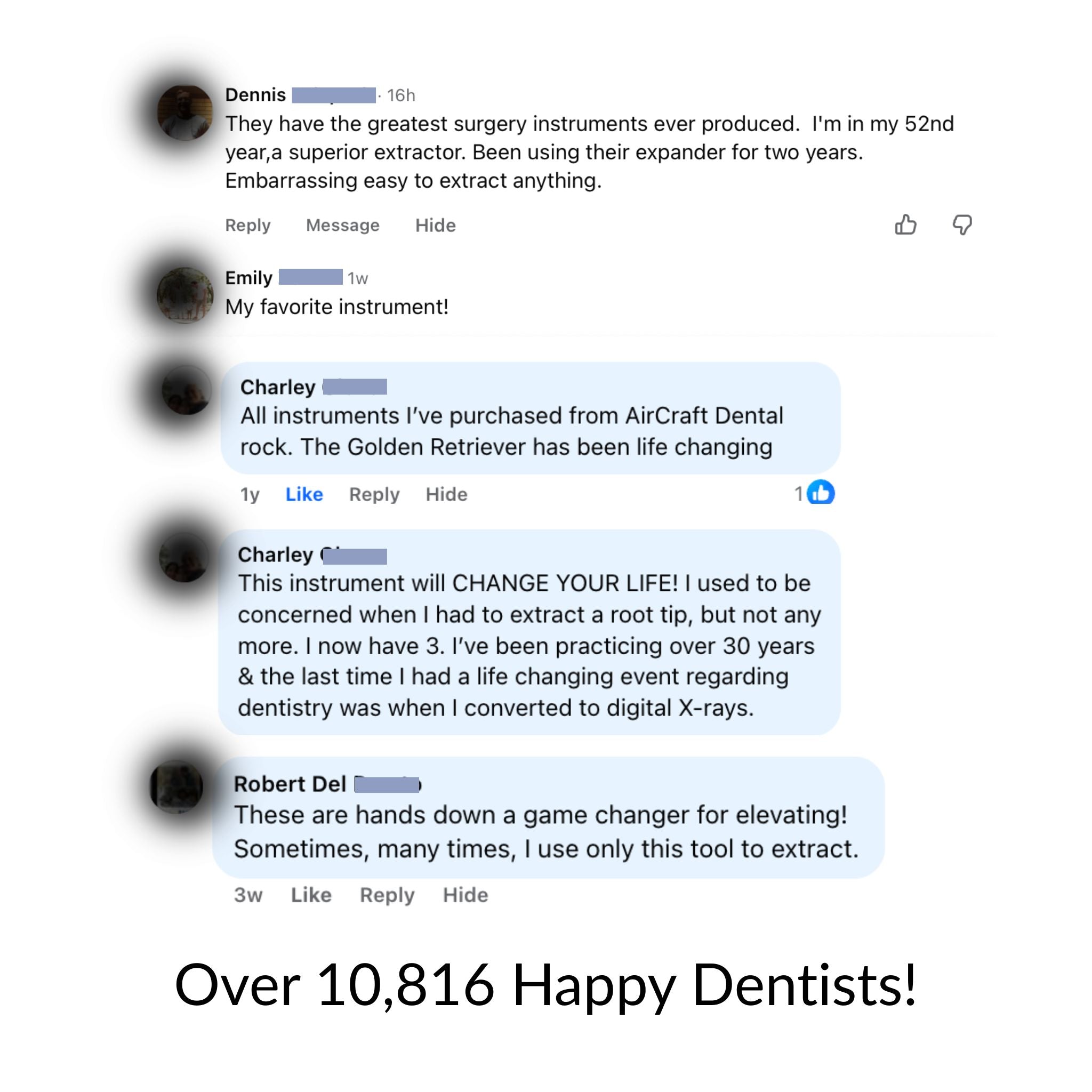 Golden Retriever Spears and Golden Retriever positive Dentist feedback.