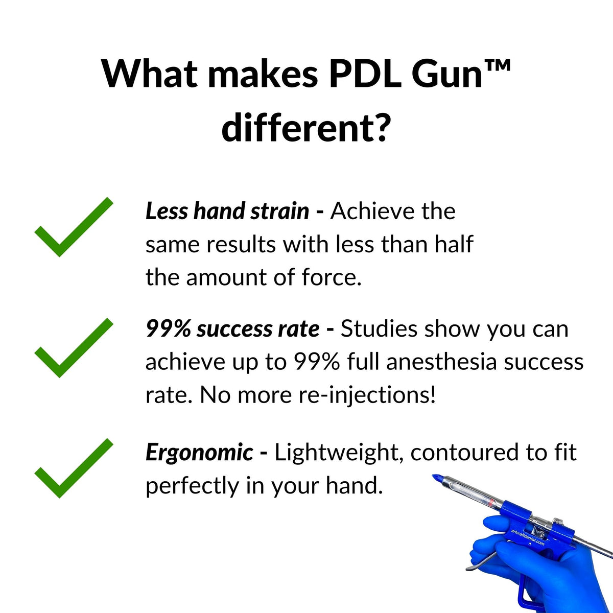 PDL Gun™ | Intraligamental Gun Syringe | ArtCraft Dental